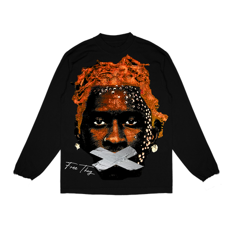 YSL ORANGE / BLACK LONGSLEEVE