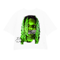 FREE DURK GREEN WHITE TEE