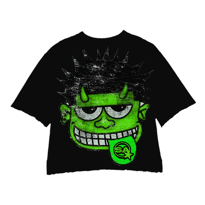 MONSTER GREEN BLACK TEE