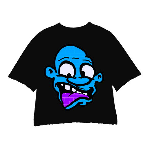 BLUE MONSTER 3.0 BLACK CREWNECK