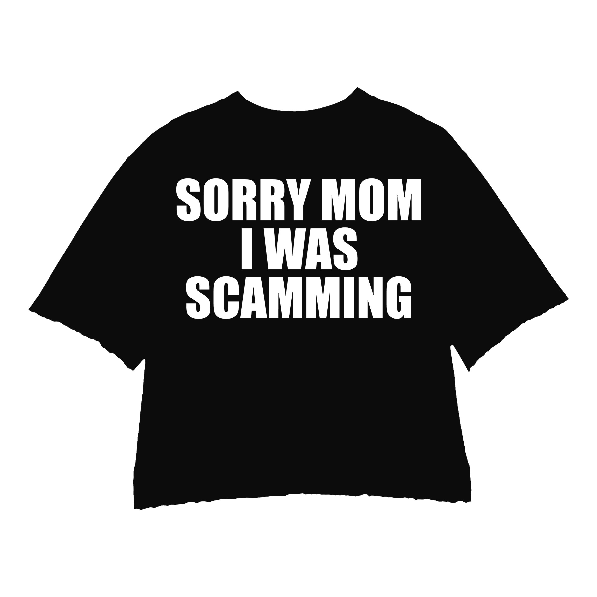 BLACK / SCAMMING CREWNECK