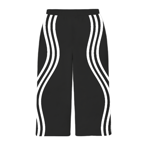 BLACK ATHLETIC TRACKPANTS