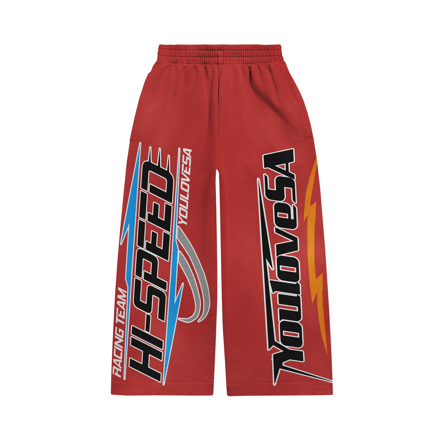 RED YLSA RACING SWEATPANTS