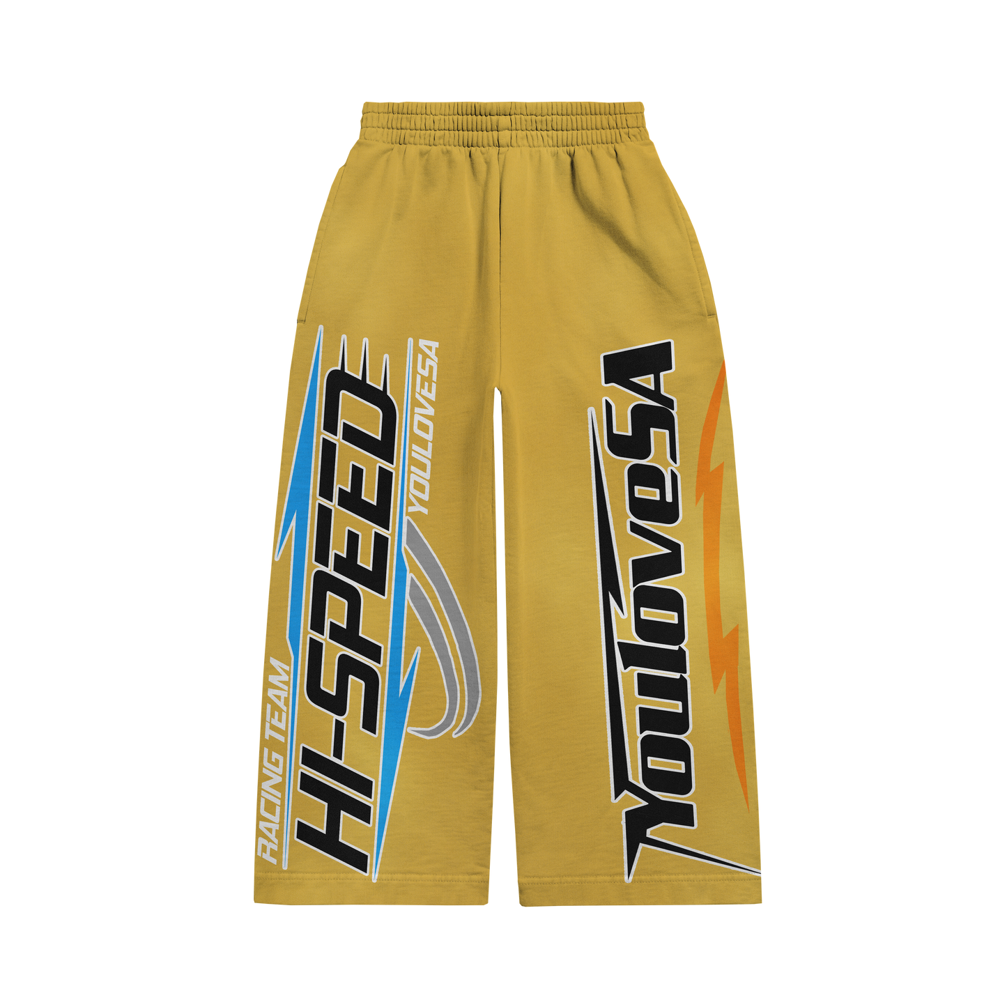 YELLOW YLSA RACING SWEATPANTS