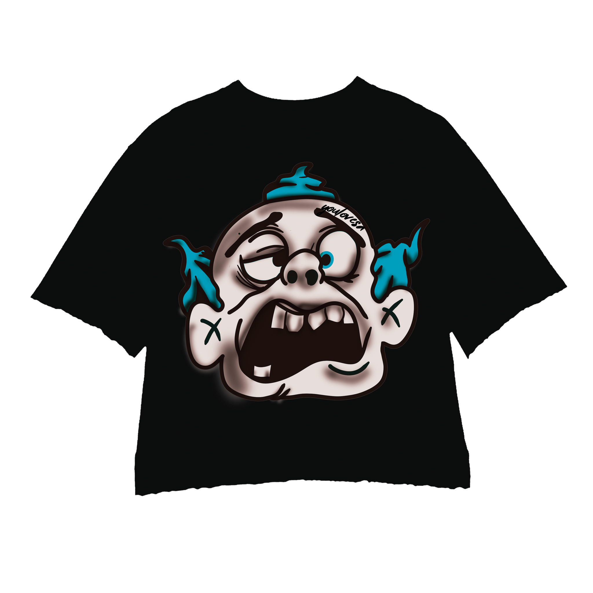 BLACK BLUE MONSTER 2.0 TEE