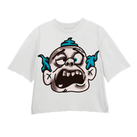 WHITE BLUE MONSTER 2.0 TEE