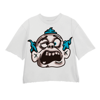 WHITE BLUE MONSTER 2.0 TEE