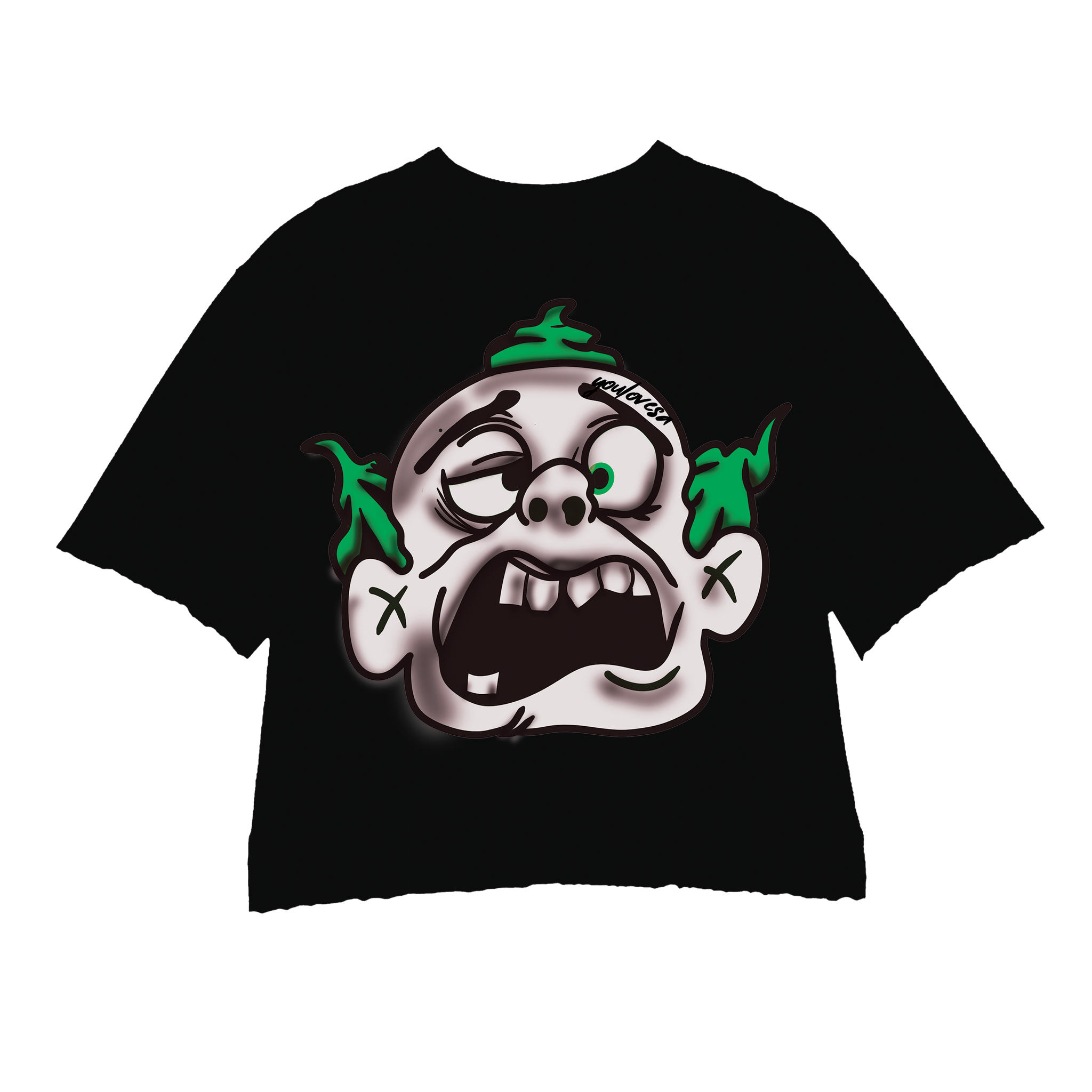 GREEN MONSTER 2.0 / BLACK TEE