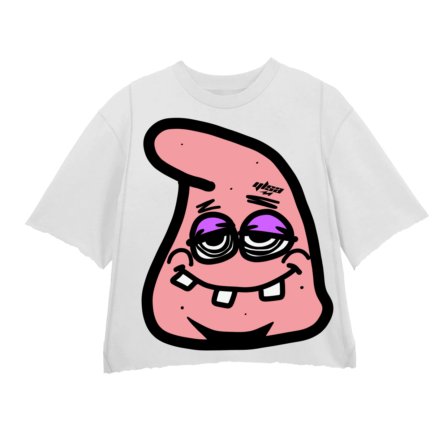 PATRICK PINK WHITE CREWNECK