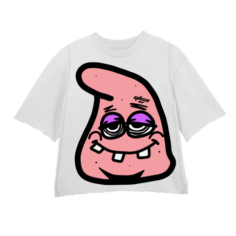 PATRICK PINK WHITE CREWNECK