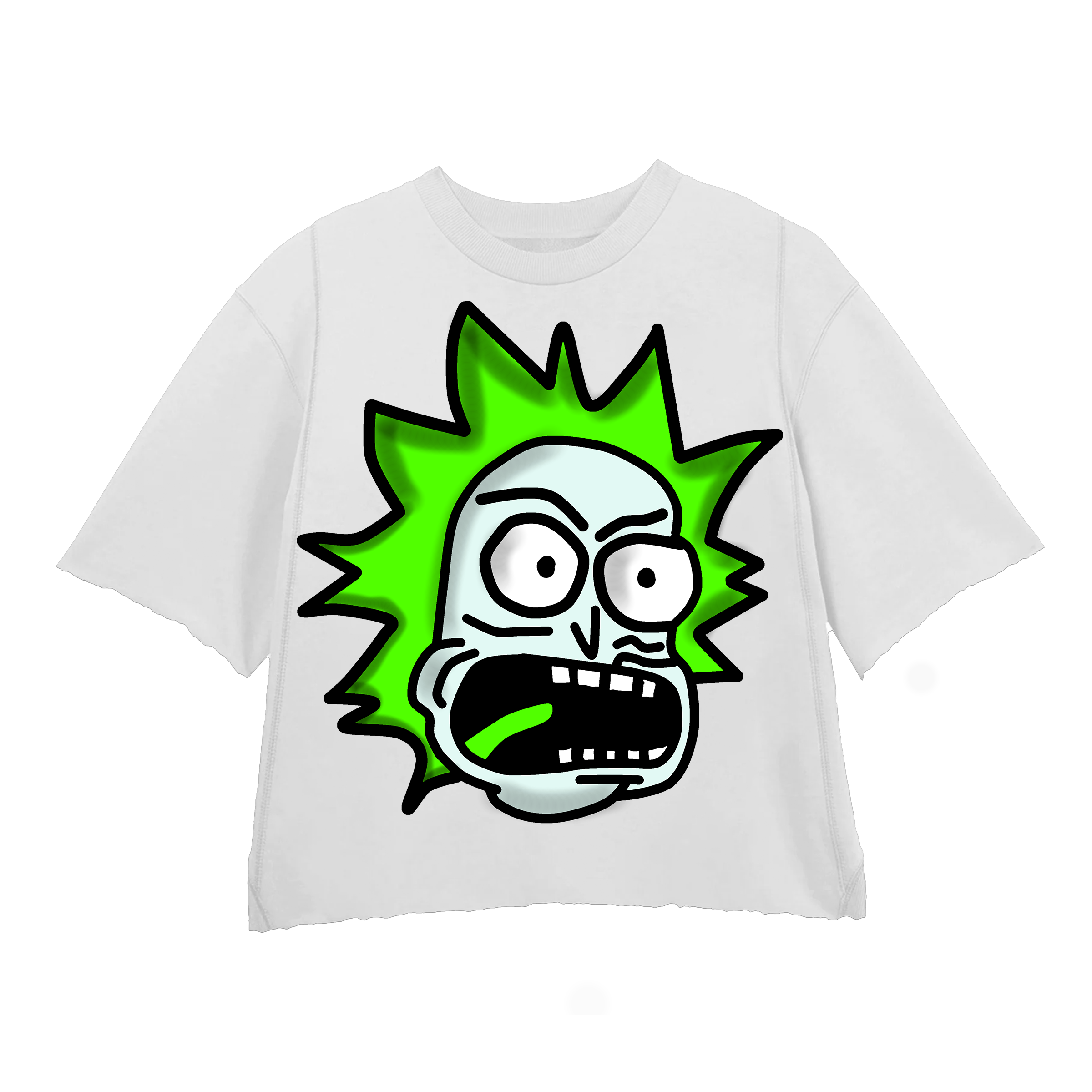 SLIME RICKY GREEN BLACK CREWNECK