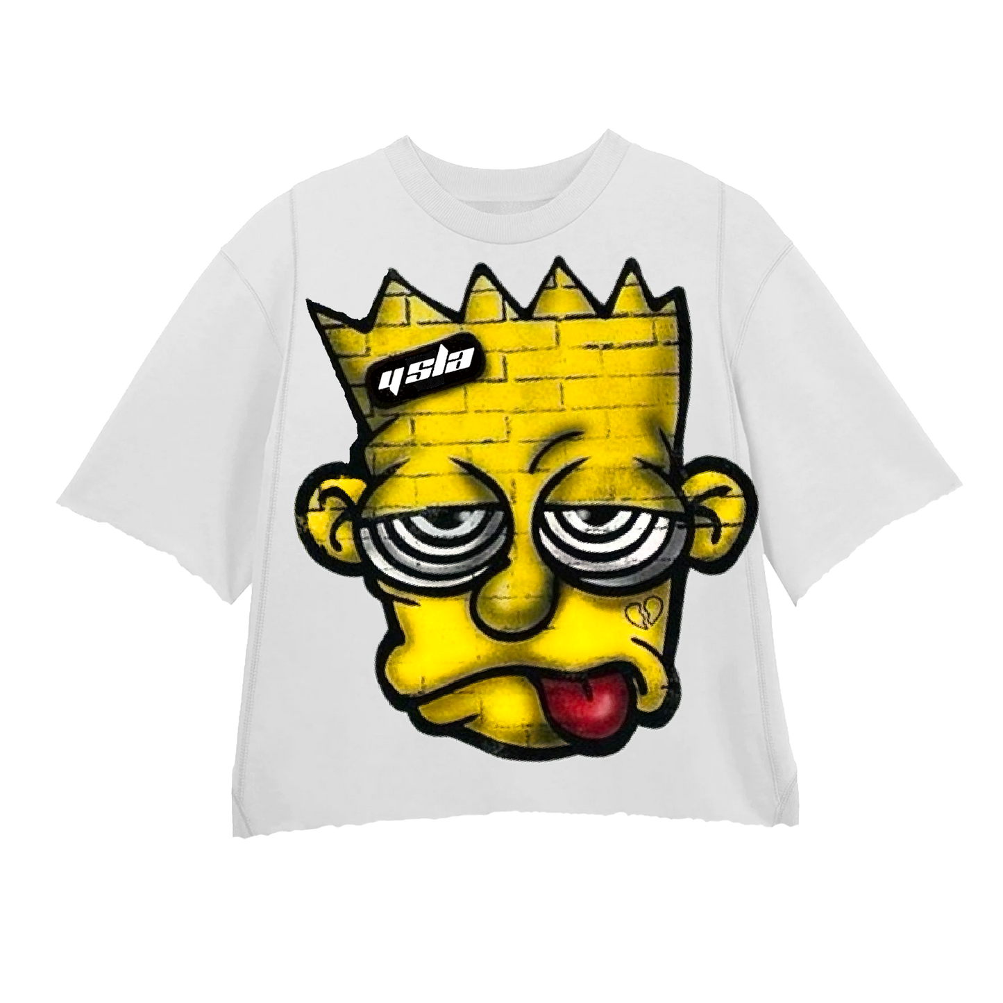 SICKBART YELLOW WHITE CREWNECK