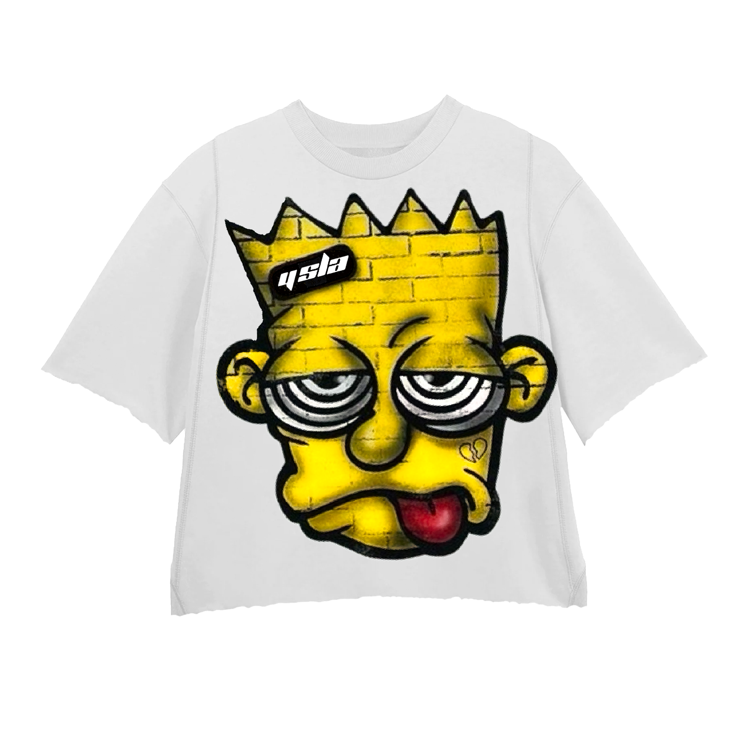 SICKBART YELLOW WHITE CREWNECK