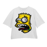 KRAZYBART YELLOW WHITE TEE