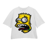 KRAZYBART YELLOW WHITE TEE