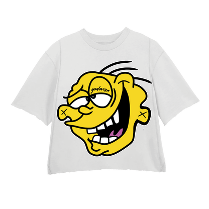 WHITE YELLOW EDDY TEE