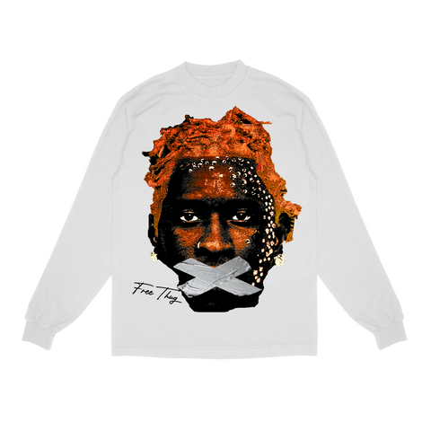 YSL ORANGE / WHITE LONGSLEEVE