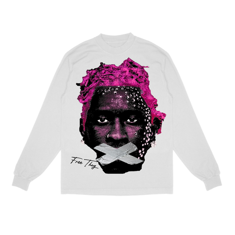 YSL PINK / WHITE LONGSLEEVE